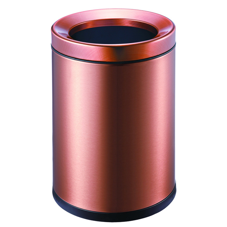 Poubelle intégrée de qualité supérieure en acier inoxydable pour tous les types d&#39;hôtels (8 L/KL-034)