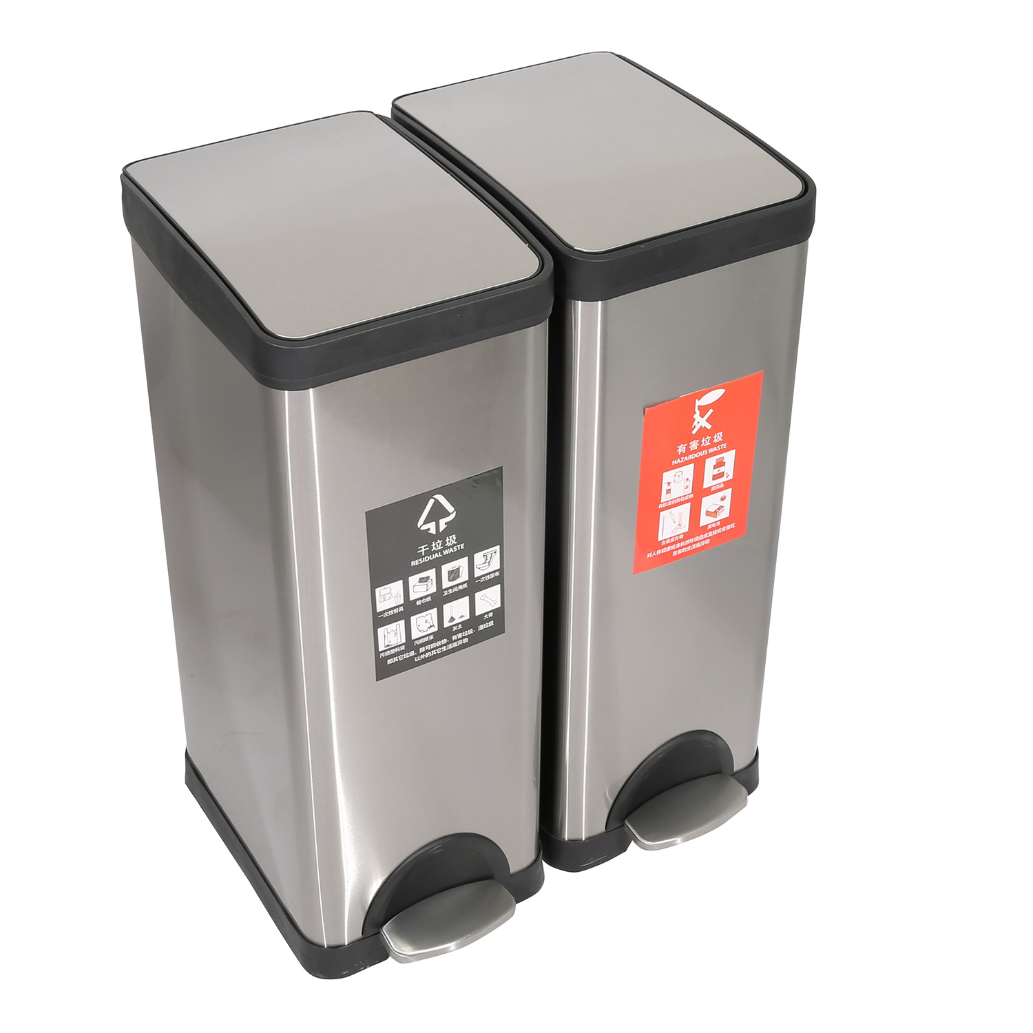 Grande capacité avec poubelle Padel de 30 litres (KL-6130)